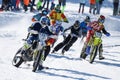 Skijoring in Gosau Gmunden District, Salzkammergut, Upper Austria, Austria