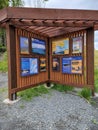 skilak Alaska wildlife recreation area kiosk info board