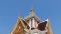Skilfully crafted gable at Thai temple