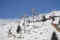 Skilift in Bucegi Mountains