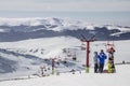 Skilift in Bucegi Mountains