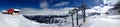 Panorma of Montafon, Austria Royalty Free Stock Photo