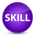 Skill elegant purple round button