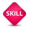 Skill elegant pink diamond button