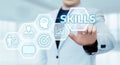 Skill Knowledge Ability Business Internet technology Concept Royalty Free Stock Photo