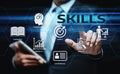 Skill Knowledge Ability Business Internet technology Concept Royalty Free Stock Photo