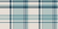 Skill pattern seamless check, classy background tartan fabric. Model vector plaid texture textile in white and pastel colors Royalty Free Stock Photo