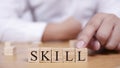 Skill. Words Typography Concept Royalty Free Stock Photo