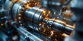 The Skilled Expertise Behind Precision Engineering: Operating a Lathe Machine with Advanced