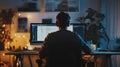 Skilled front end developer optimizing websites with modern coding standards in a professional space
