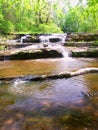 Skillet Creek Cascades in Wisconsin Royalty Free Stock Photo