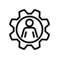 Skills icon, vector illustration