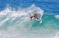 Skimboarder at Aliso Beach, Laguna Beach, CA Royalty Free Stock Photo