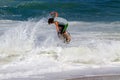 Skimboarder Competes