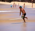 Skimboarding at Big Beach