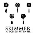 Skimmer icon vector design template Royalty Free Stock Photo