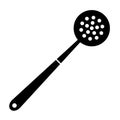 Skimmer kitchen utensil icon vector Royalty Free Stock Photo