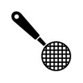 Skimmer kitchen utensil icon vector Royalty Free Stock Photo
