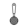 Skimmer kitchen utensil icon vector Royalty Free Stock Photo