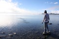 Skimming stones Royalty Free Stock Photo