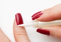 Skin around nails (cuticle) care