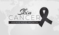 Skin Cancer Melanoma Awareness Month Background Illustration