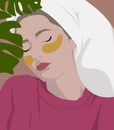 Skin care concept vector illustration. Daily care logo