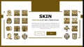 Skin Care Cosmetology And Treat Landing Header Vector Royalty Free Stock Photo