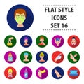 Skin care set icons in black style. Big collection of skin care vector symbol stock illustration Royalty Free Stock Photo