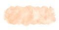 Natural rose beige watercolor rectangle banner background