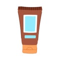 skin hand cream cartoon vector illustration Royalty Free Stock Photo