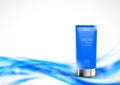Skin moisturizer cosmetic ads template