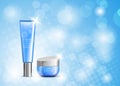 Skin moisturizer cosmetic design template Royalty Free Stock Photo
