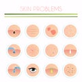 Skin problems solution, home remedies. Skincare and dermatology