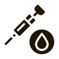 Skin Rejuvenation Injection Icon Vector Glyph Illustration