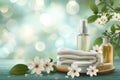 Skincare exfoliator cream, anti aging gradient. Face maskessential oil massage. Beauty reflexology Product after sun skincare jar
