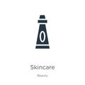 Skincare icon vector. Trendy flat skincare icon from beauty collection isolated on white background. Vector illustration can be