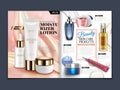 Skincare magazine template