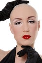 Skinhead beauty Royalty Free Stock Photo