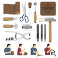 Skinner Tools Decorative Icons Set