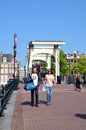 Skinny bridge (Magere brug) over the Amstel river