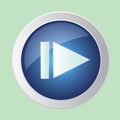 skip button. Vector illustration decorative design
