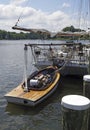 Cheseapeake Bay Skipjack Pushboat Royalty Free Stock Photo