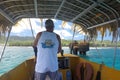 Skipper sail the Raro Reef Sub Marine Life Eco Tours in Avarua R