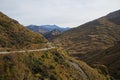 Skippers Canyon Road , Queenstown, New Zealand Royalty Free Stock Photo