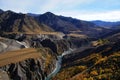 Skippers Canyon Road , Queenstown, New Zealand Royalty Free Stock Photo