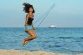 Skipping girl