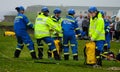 Skipsea, Yorkshire, UK, May 2023. Coastguard resue operation. Royalty Free Stock Photo