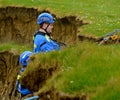 Skipsea, Yorkshire, UK, May 2023. Coastguard resue operation.