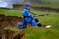 Skipsea, Yorkshire, UK, May 2023. Coastguard resue operation.